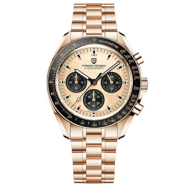 Marchier Chrono Gold Watch