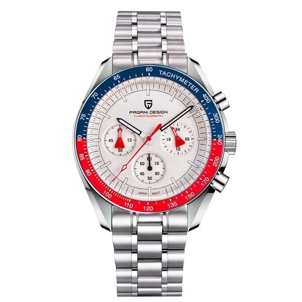 Marchier Chrono Red & Blue Watch