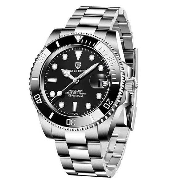Marchier Diver Black - Men's Watch