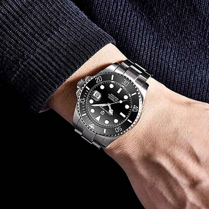 Marchier Diver Black - Men's Watch