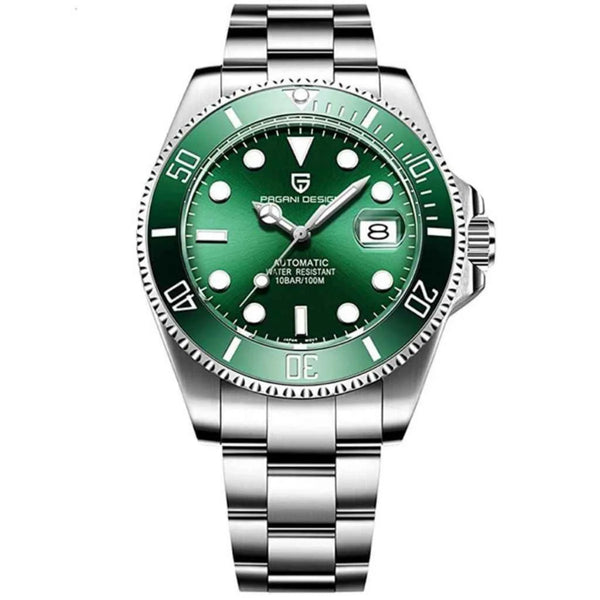 Marchier Diver Green Watch