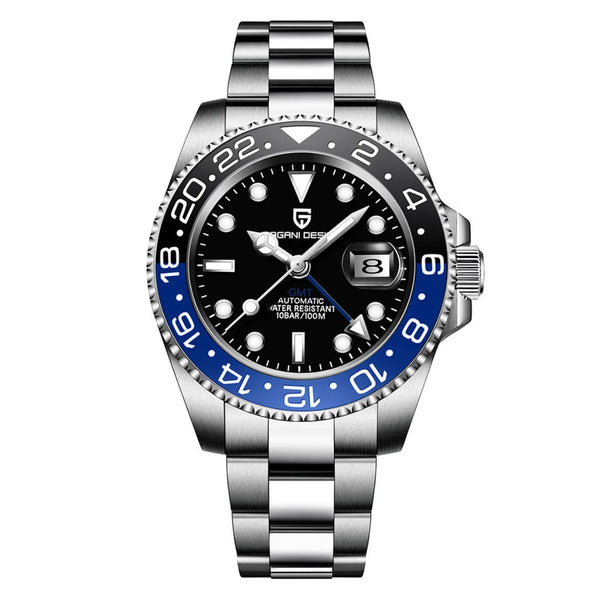 Marchier Heritage Black & Blue Watch