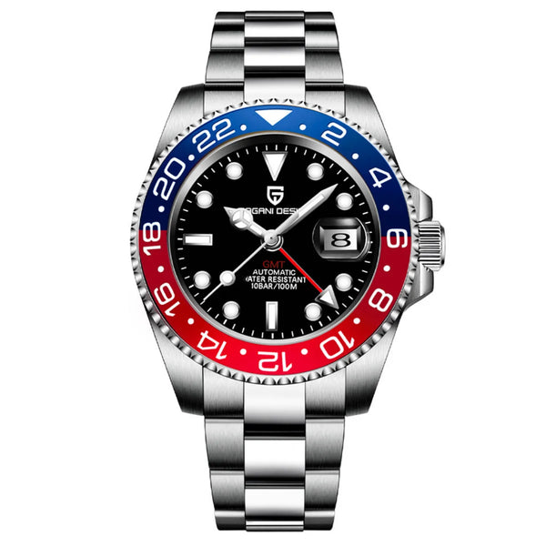 Marchier Heritage Red & Blue Watch
