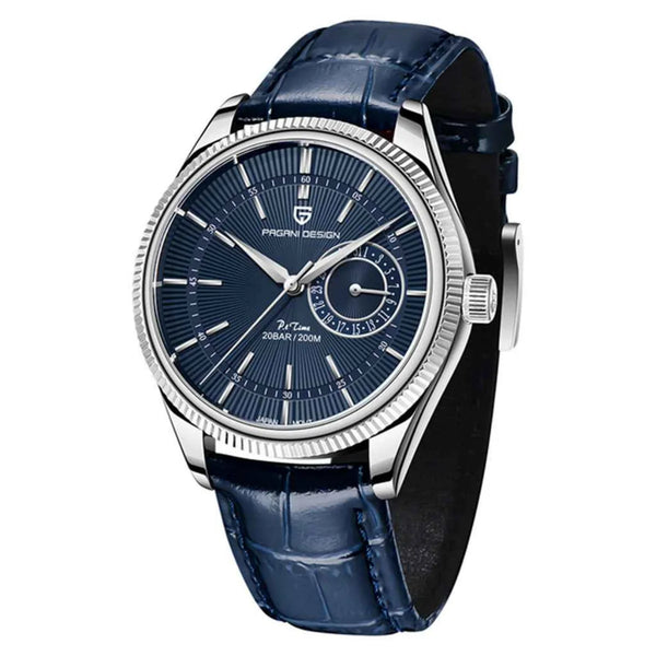 Marchier Legacy Blue & Silver Watch