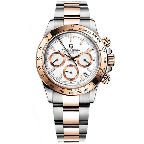 Marchier Origin White & Gold Watch